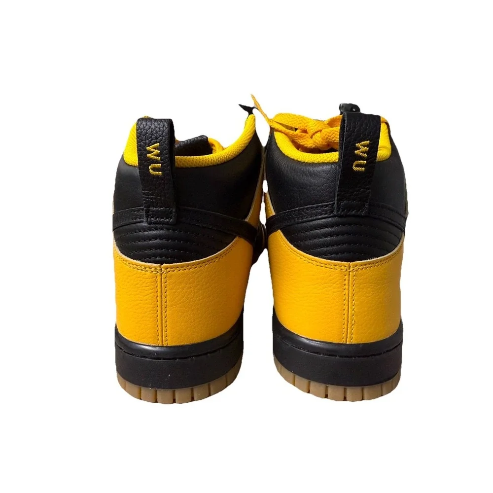 Nike By You Dunk High Black Yellow Gum Bottom Wu-Tang  | FV5511-900 Men Size 9